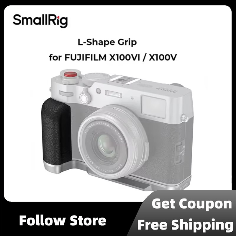 SmallRig L-Shape Grip for FUJIFILM X100VI / X100V with Shutter Release Button, Arca-Swiss Quick Rele