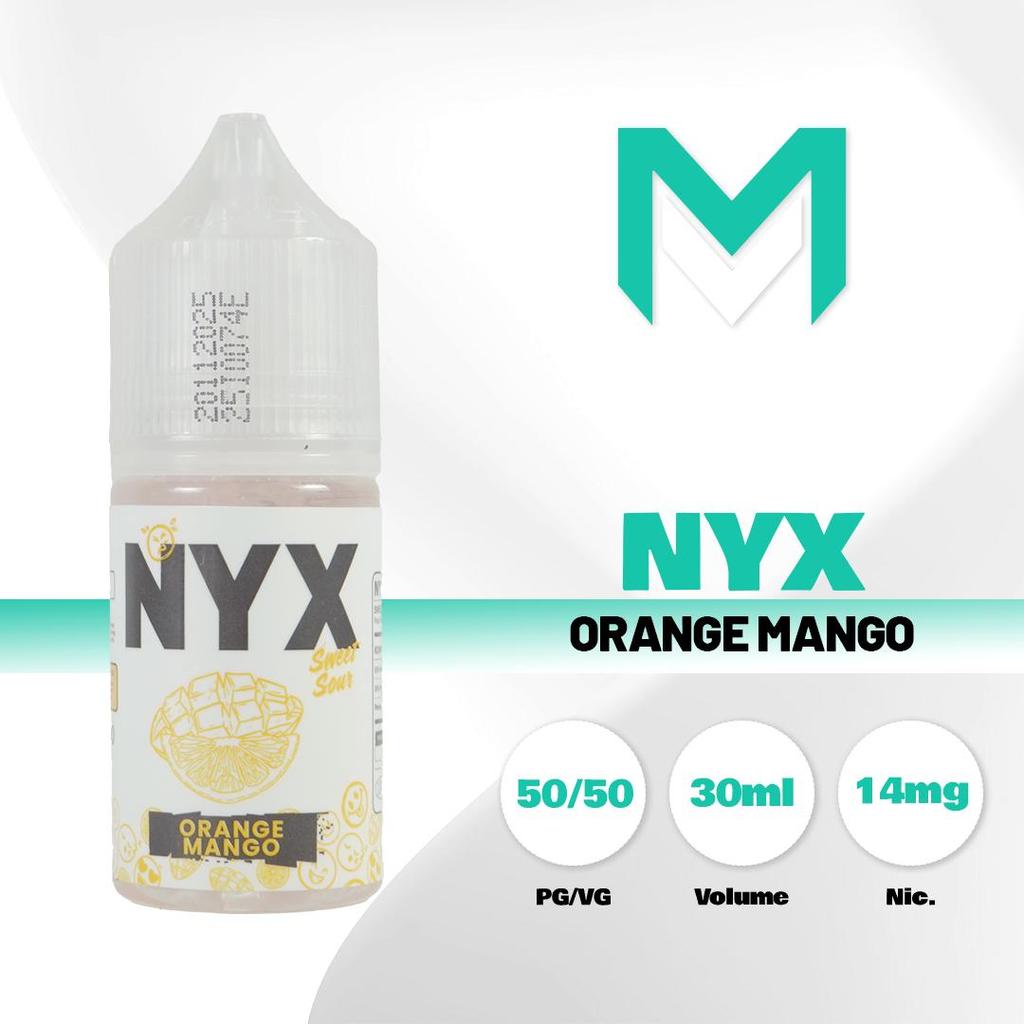 Liquid Vape NYX Sweet Sour Orange Mango Pods Friendly 14MG 30ML By JVS