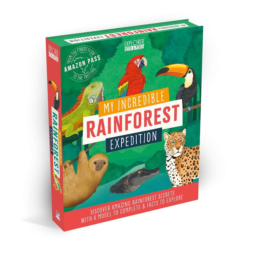 My Incredible Rainforest Expedition STEM Explorer 3D Model Book kit