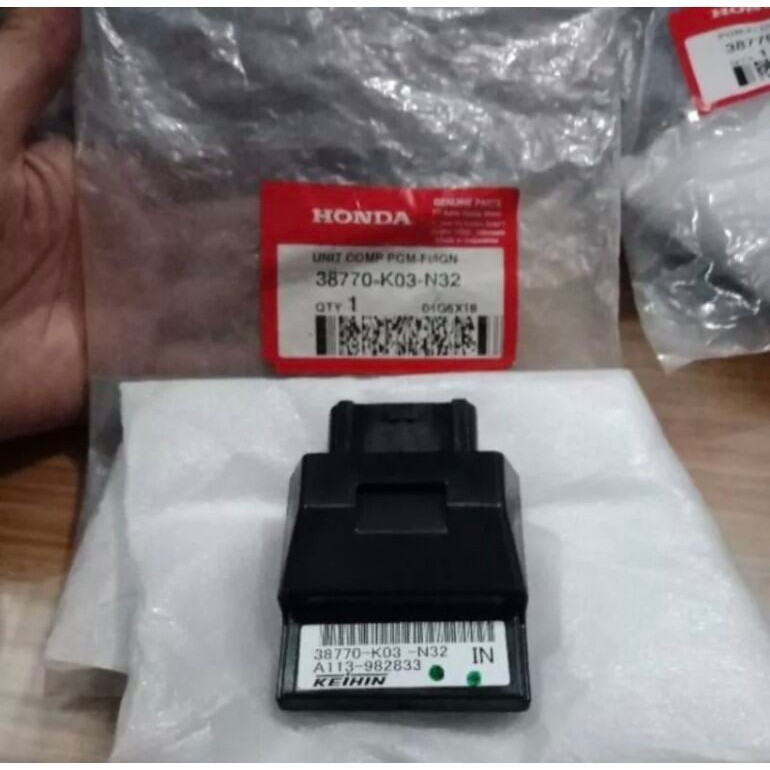 ECM ECU CDI REVO FI INJEKSI PGM FI INJEKSI ORI HONDA AHM 38770-KO3-N32
