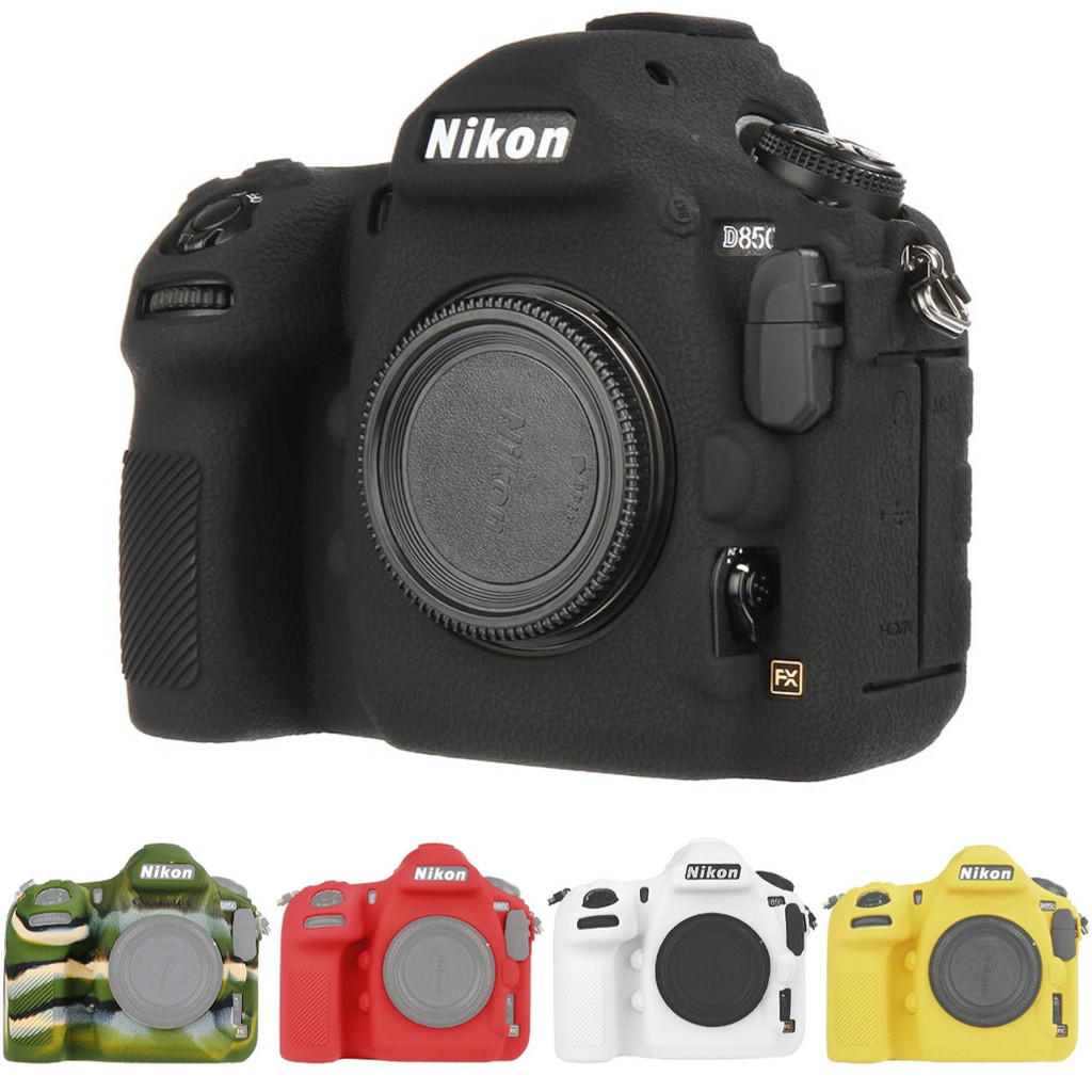 For Nikon D500 D750 D800 D810 D850 Silicone Rubber Case With Grip