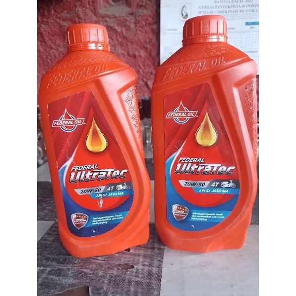 Oli Federal Ultratec 1 Liter 20W-50 Motor Sport