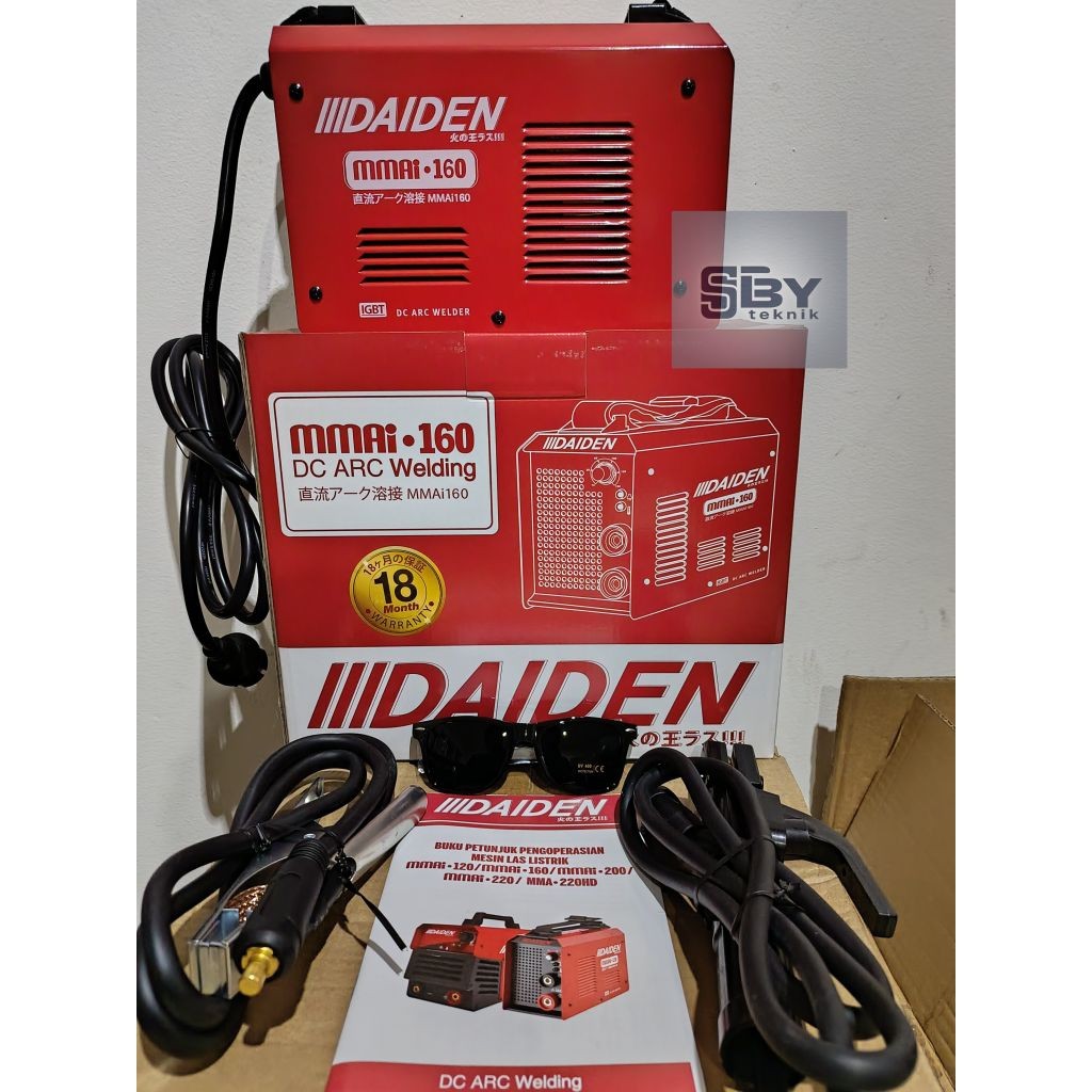 TRAVO LAS DAIDEN MMAI 160/MESIN LAS DAIDEN MMAI 160/LAS INVERTER 160A