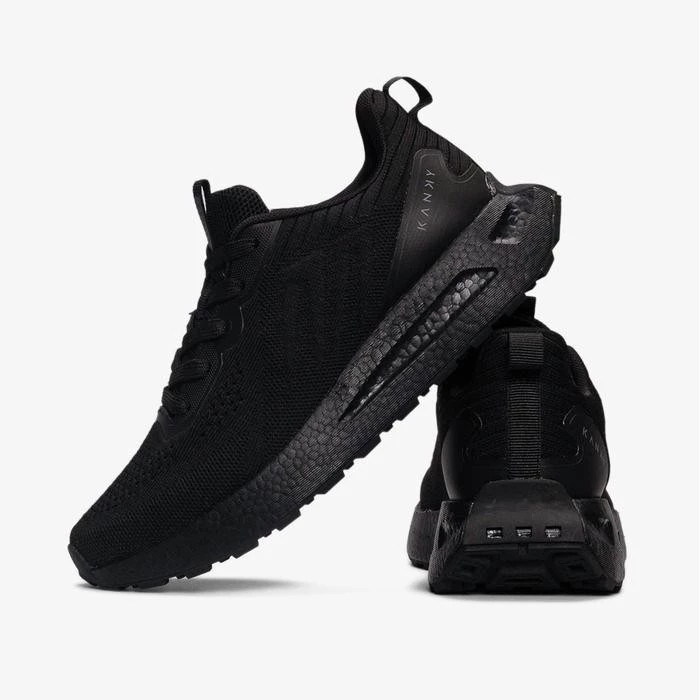 Kanky - Story Honjo full black / full hitam sepatu aktifitas harian dengan "memory foam empuk"