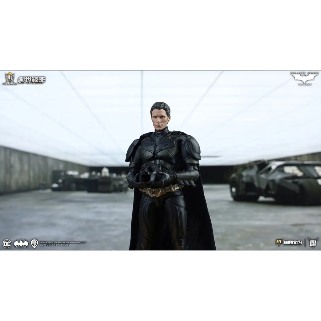 MODOKING Original The Batman Bat-Signal SDARK KNIGHT TRILOGY DC 1:12 Deluxe Edition Action Figure Ju