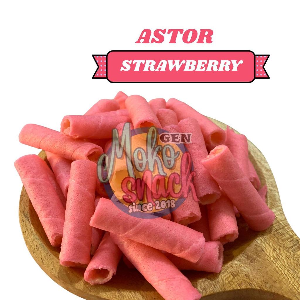 Snack Kiloan ASTOR RASA STRAWBERRY 500gr
