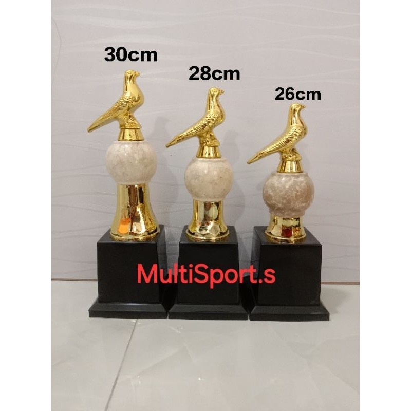 PIALA TROPHY LOMBA BURUNG IMPORT MARMER 1 SET 123