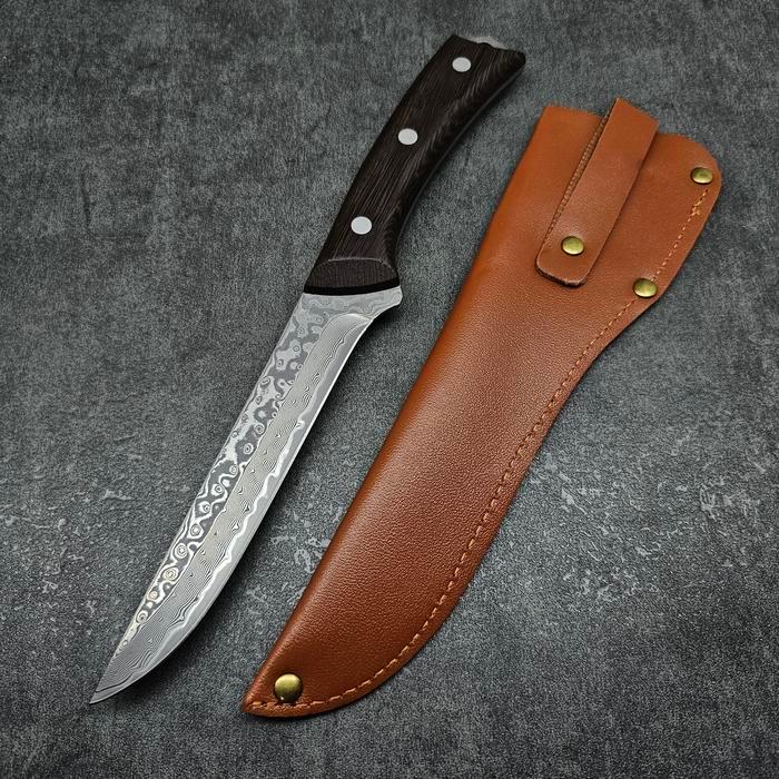 Pisau Daging Fillet Boning Bilah Damascus - A