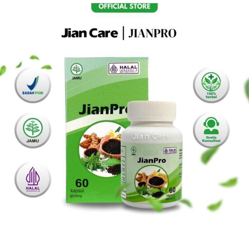 Dijamin Asli Jiancare Jianpro Original Obat Herbal Nyeri Sendi Asam Urat Rematik Dll