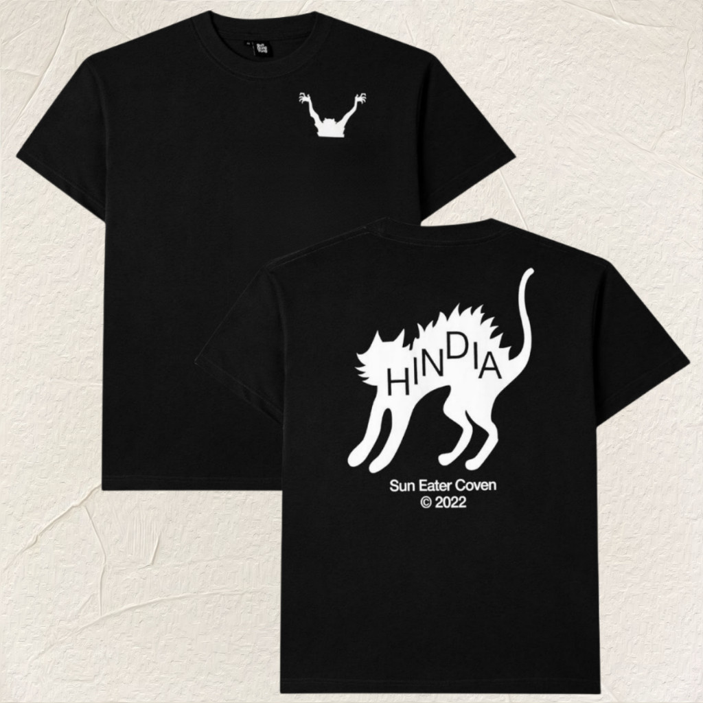 COD  Hindia - Spazzed Cat T-shirt Trendy dan fashionable