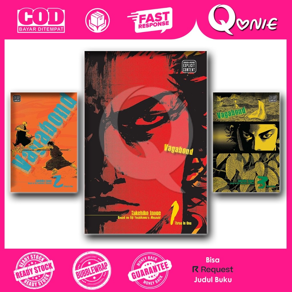 Vagabond (VIZBIG Edition) Complete Collection Manga Set (Vol 1-12) by by Takehiko Inoue