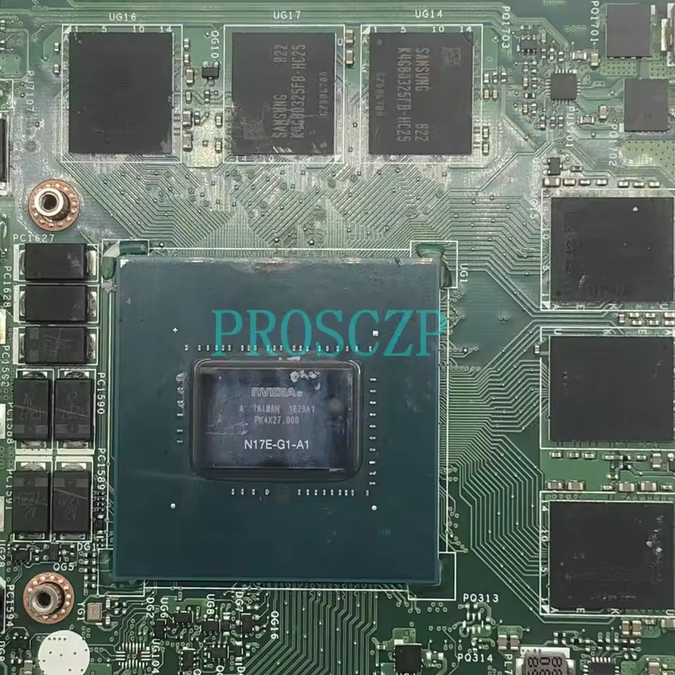 For Acer PH315-51 PH317-52 A717-72G Laptop motherboard DH53F LA-F991P with i5 i7 8th CPU GTX1060 6GB