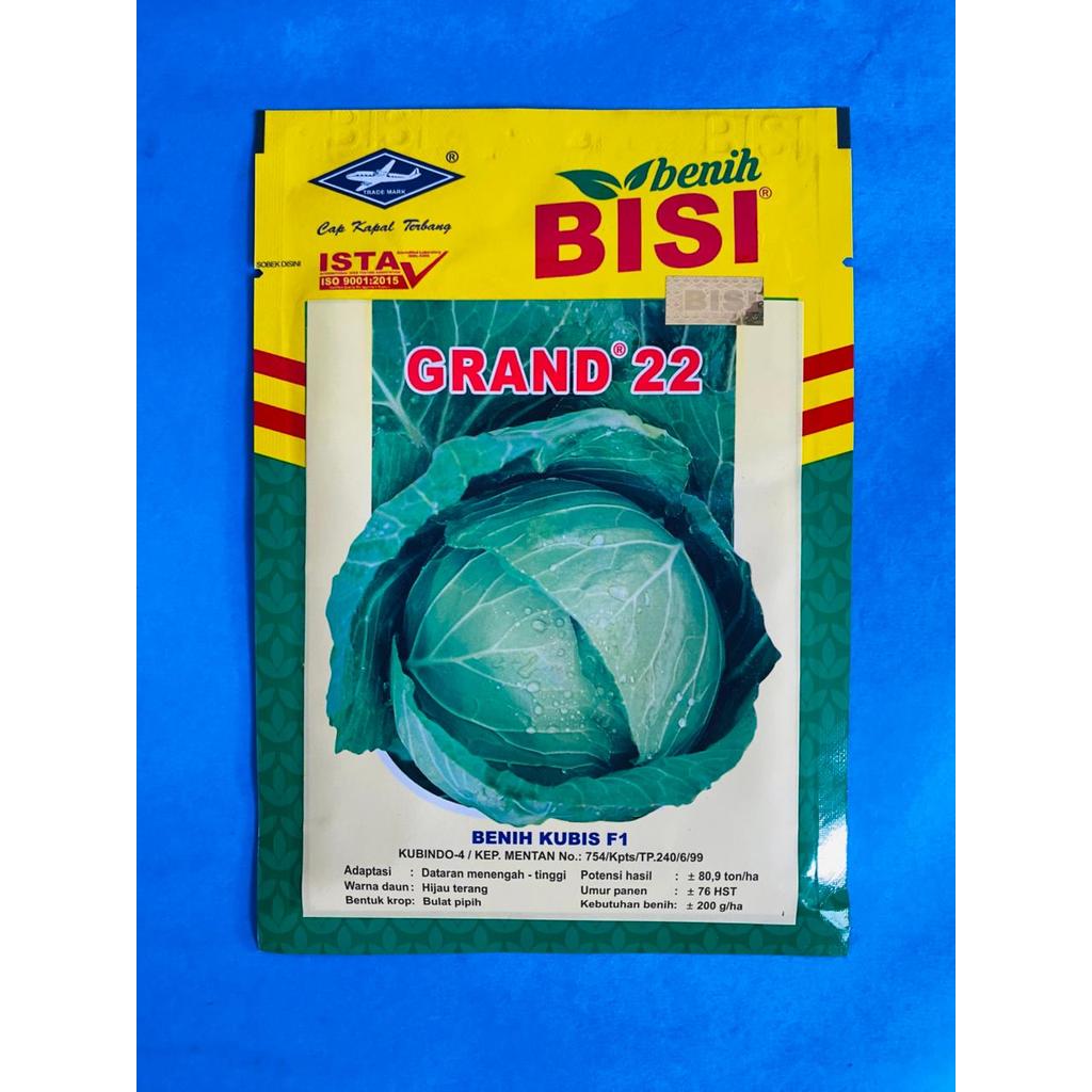 Benih Kubis Hibrida F1 GRAND 22 isi 15gr dari CAP KAPAL TERBANG