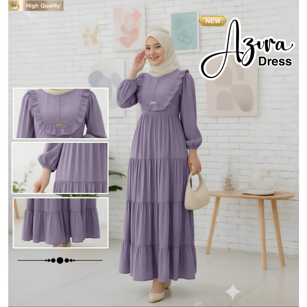 Gamis Syari Muslim  Jumbo LD 130 Bahan Crinkle Airflow Premium