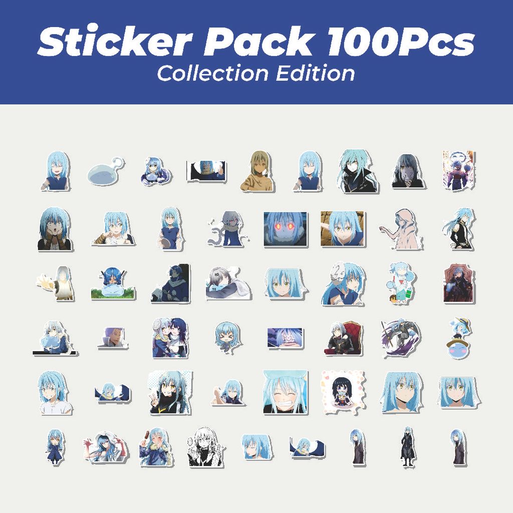 Hot Stiker Stiker Rimuru Tempest Lucu Anti Air Stikers Berperekat Waterproof Sticker Decal Buat Moto
