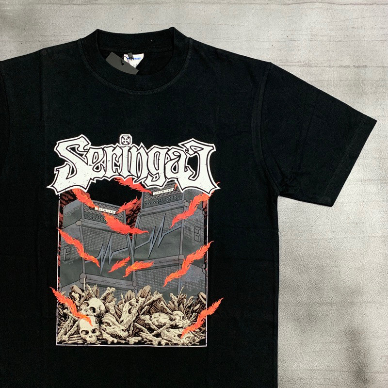 Kaos Oversized Seringai x Mischief - Amplifier Memanas