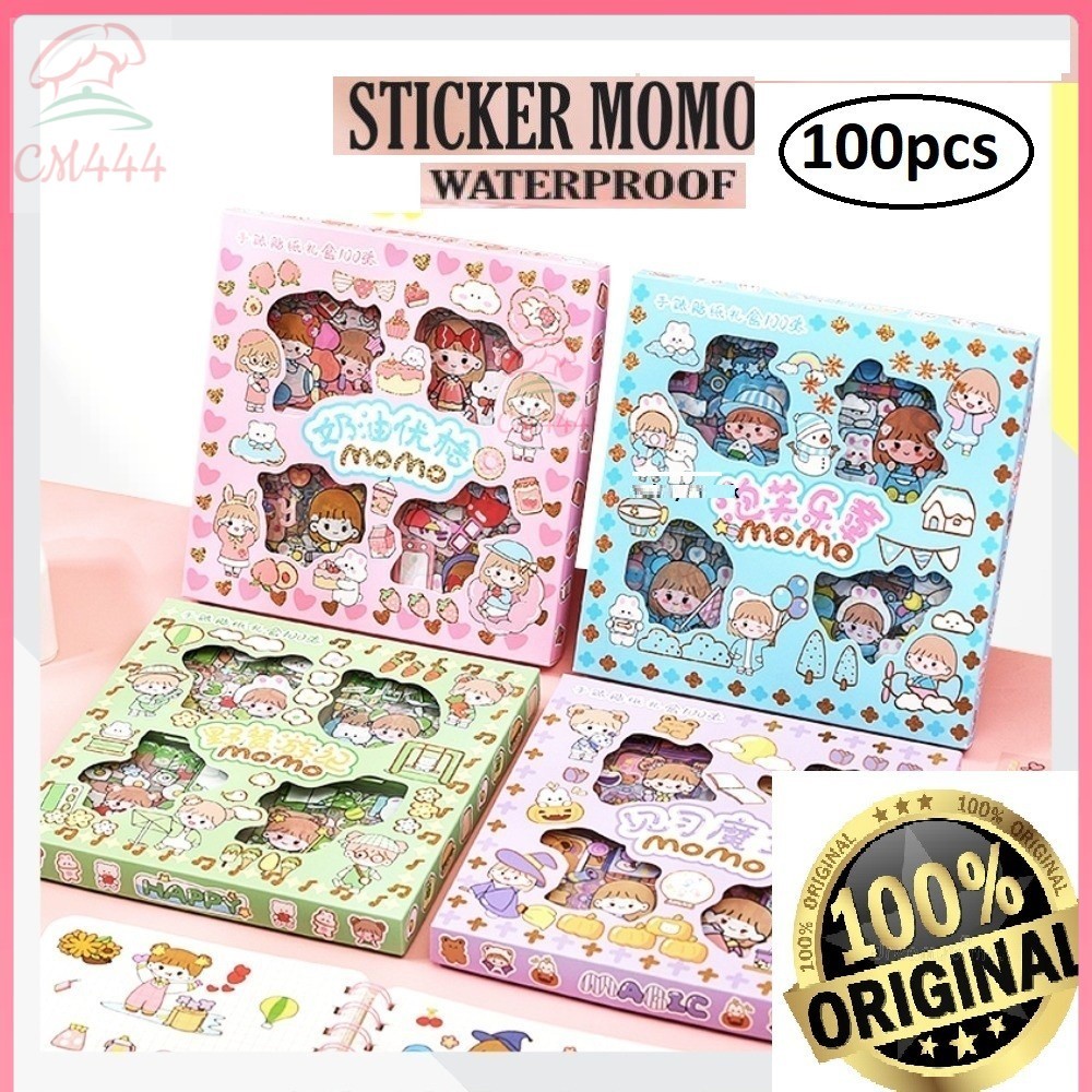 Stiker Viral Momo/Sticker Momo 100pcs/Box