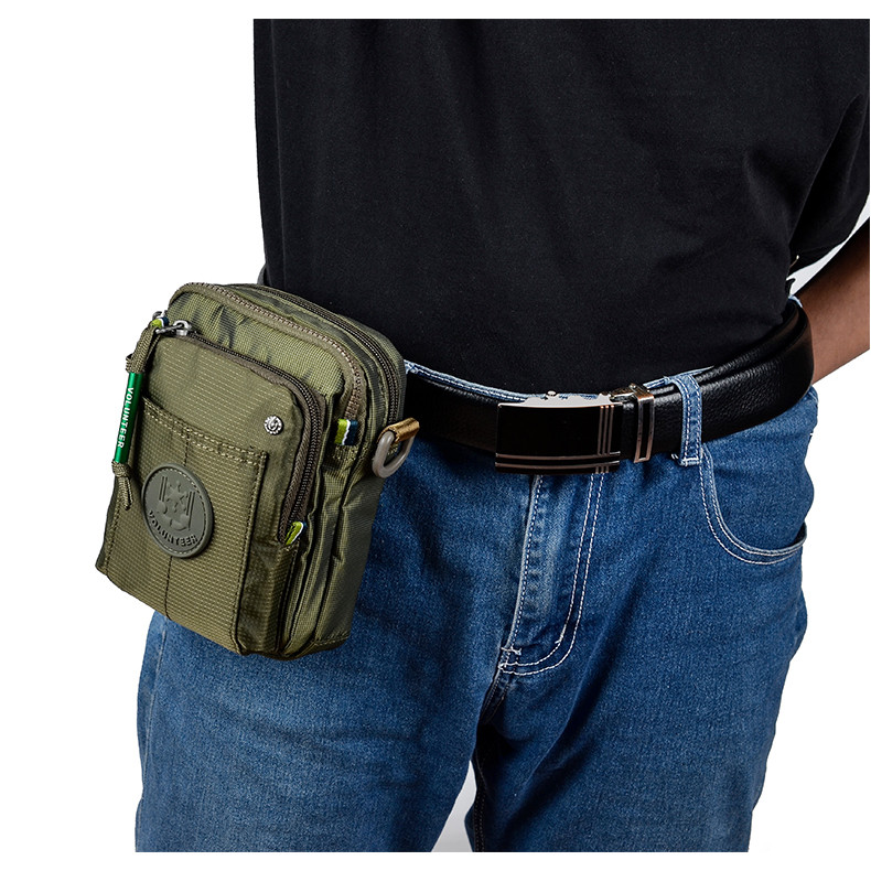 VOLUNTEER Crossbody Bags for Men Fashion Waterproof Phone Oxford Cloth Casual Small Messenger Men's 