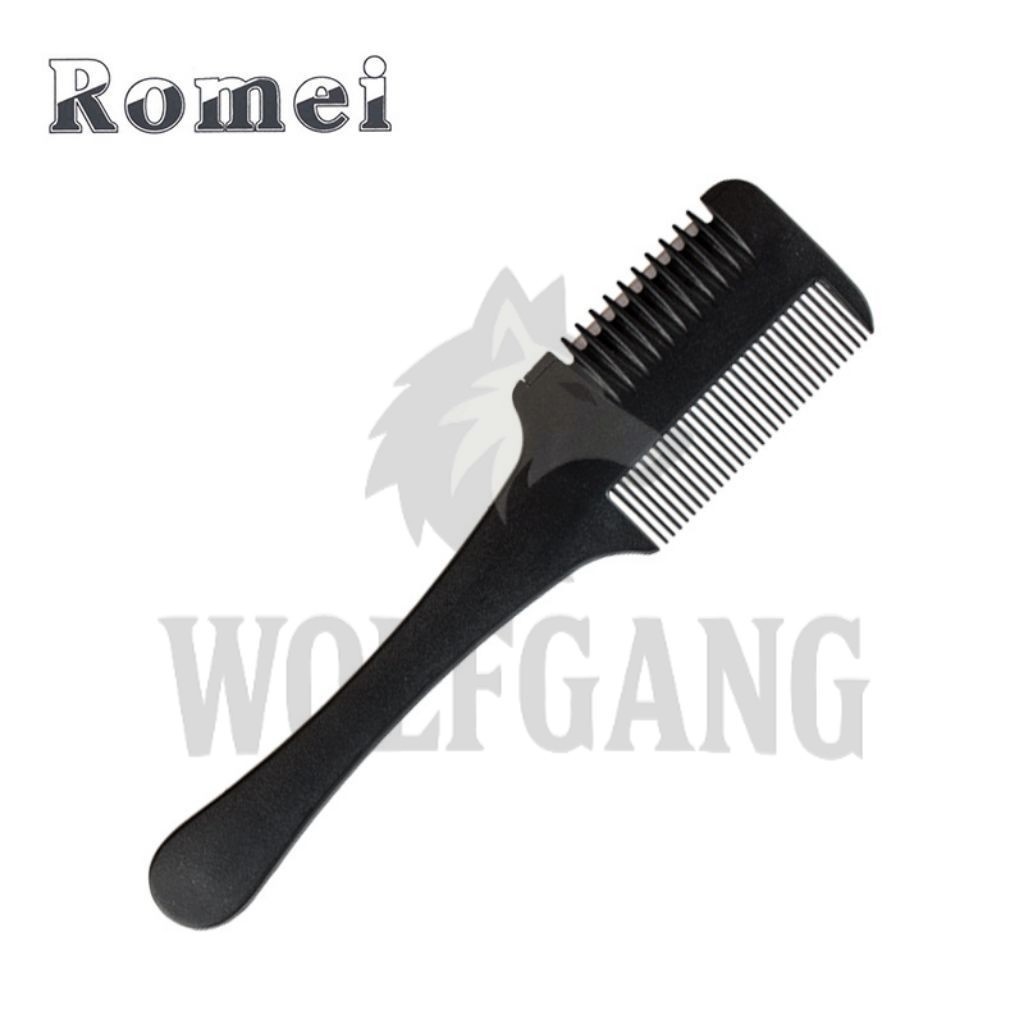 Sisir Komet Potong Rambut Poni Anak / Penipis Rambut Isi Silet Hitam Salon Comet
