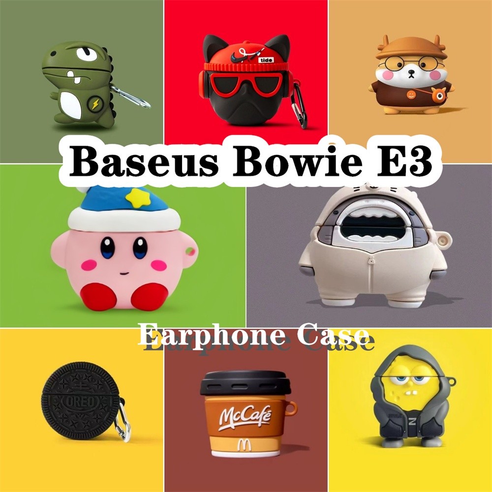 Inovasi Untuk Baseus Bowie E3 Case Kartun Trendi Soft Silikon Earphone Case NO.2 New