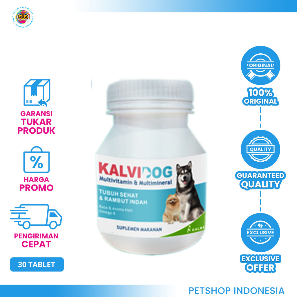Kalvidog 30 Tablet - Vitamin Anjing