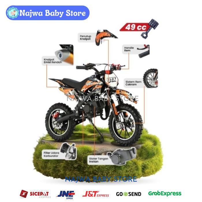 Mainan Anak Motor Trail Mini Original Murah NJ-LC504