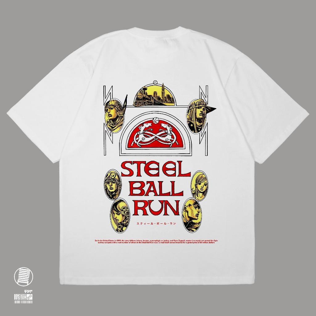 TPM T-Shirt Steel Ball Run Jojo Bizarre Adventure Johnny Joestar Gyro Zeppeli Anime Manga Wibu Jepan
