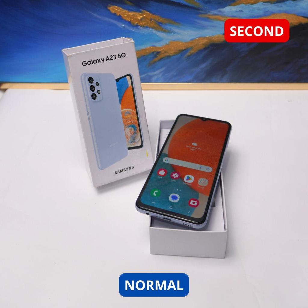SAMSUNG A23 8/128 GB (5G) HP SECOND ORIGINAL SINAR MUTIARA CELL