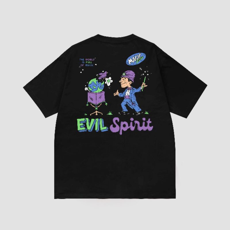 Kaos Unisex EVILSPIRIT KAOS - MAGIC BLACK UNISEX