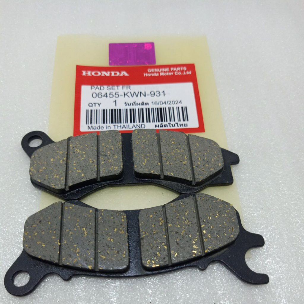 06455-KWN-931 DISPAD KAMPAS REM CAKRAM DEPAN PCX 125 PCX 150 CBU THAILAND