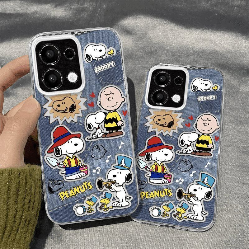 COD Phone case for Samsung  A03 A05 A10 A11 A12 A14 A15 A33 A25 A32 A35 A50 A52 A55 A72 Pola Snoopy 