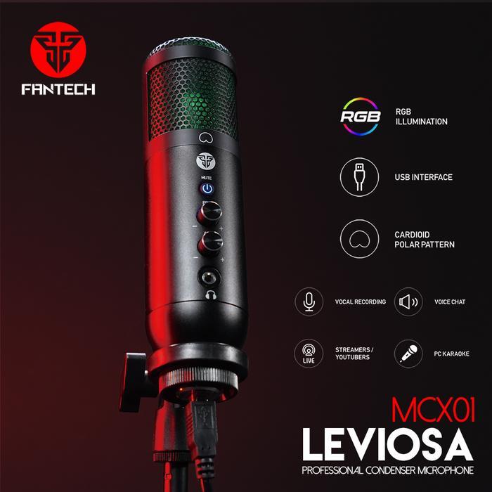 Fantech Leviosa MCX01 Microphone USB For PC - MCX01 Leviosa