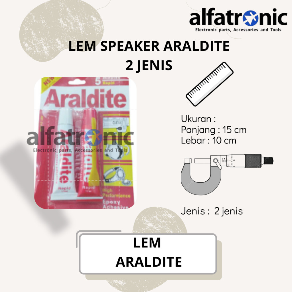 Lem Speaker Araldite Kuat Dan Tahan Lama
