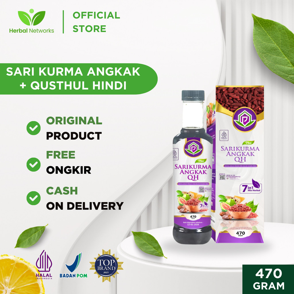 Sari Kurma Madu Angkak Qusthul Hindi 7in1 Immune Booster dan Trombosit