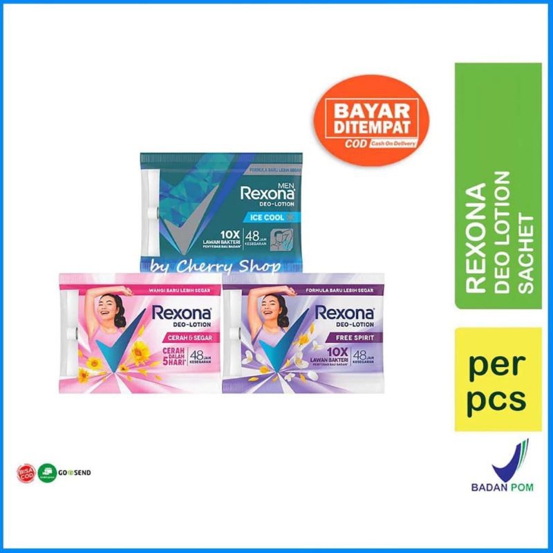 Rexona Deo Lotion Cerah & Segar 9ml Sachet