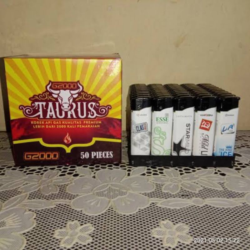 Korek magnet Taurus G2000 1 pack isi 50 pcs | Korek G2000 Taurus magnet | Korek Taurus G2000,.,