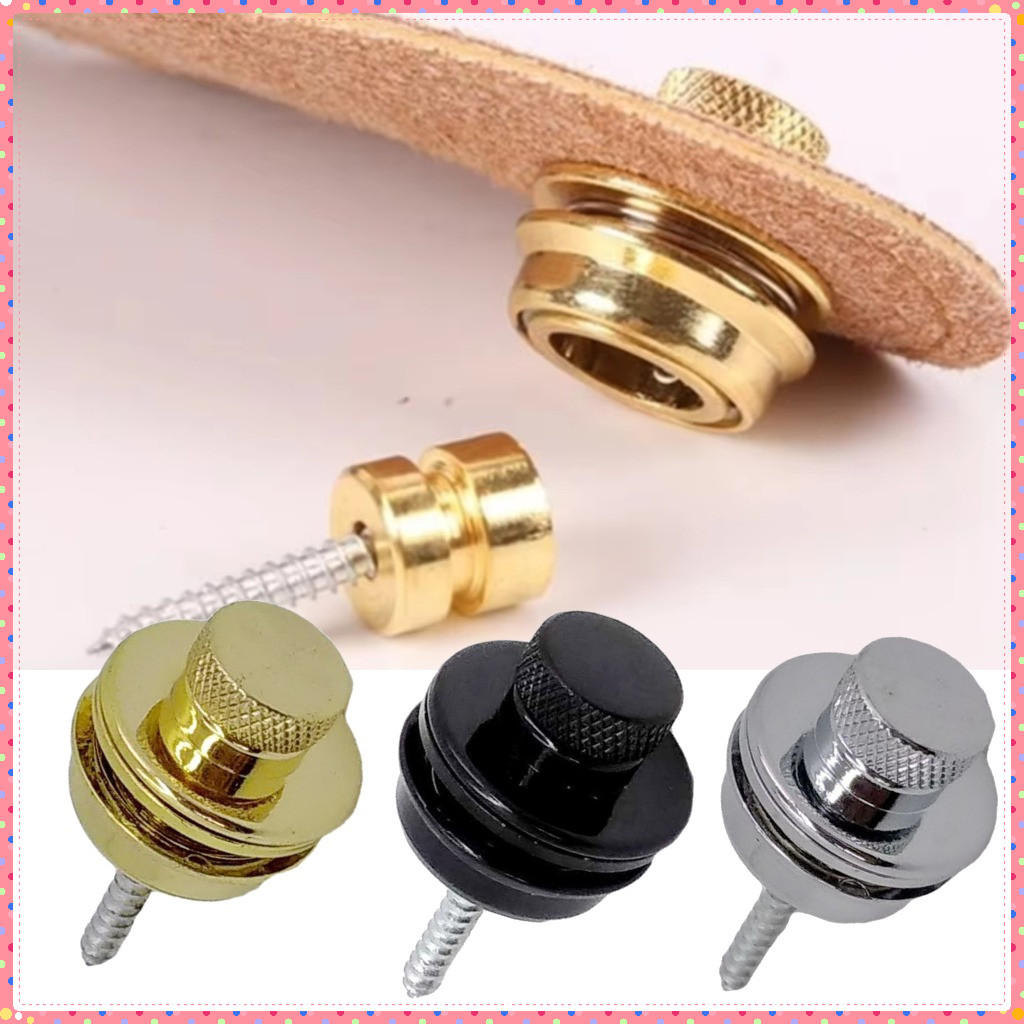 End Pin Strap Lock Gitar Bass Premium/Pin Strap Gitar Akustik Gitar Elektrik Bass End Pin Strap Gita