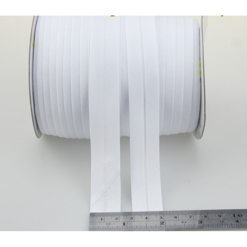 Cotton Bias tape ribbon, bias binding tape size: 20mm, width:3/4",2cm,72yds/lot bleach white,optical