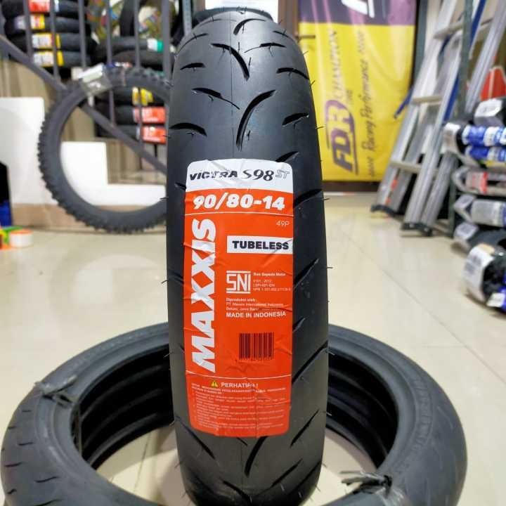 BAN VARIO 150 MAXXIS VICTRA Ring 14 90/80 TUBELESS DEPAN BELAKANG