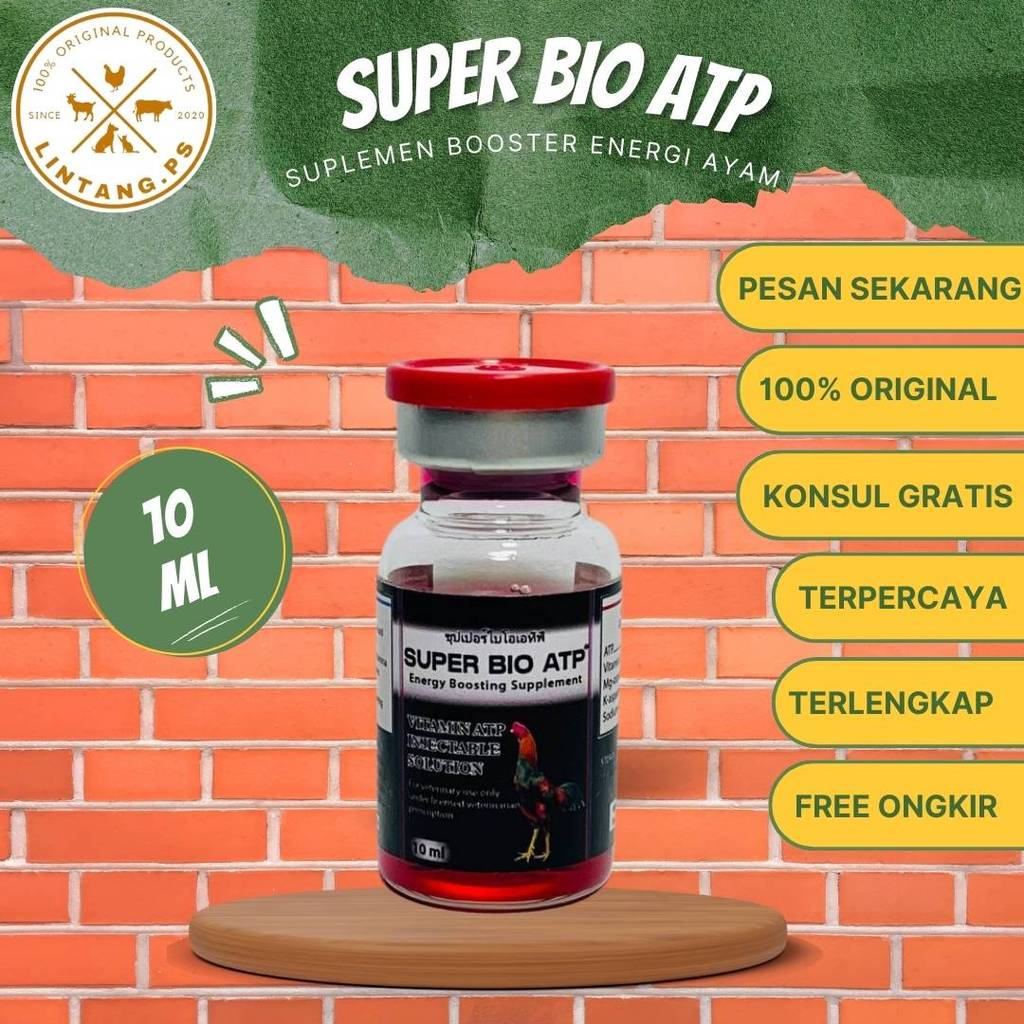 Super Bio Atp 10 ml - Suplemen Ayam - Suplemen untuk Ayam