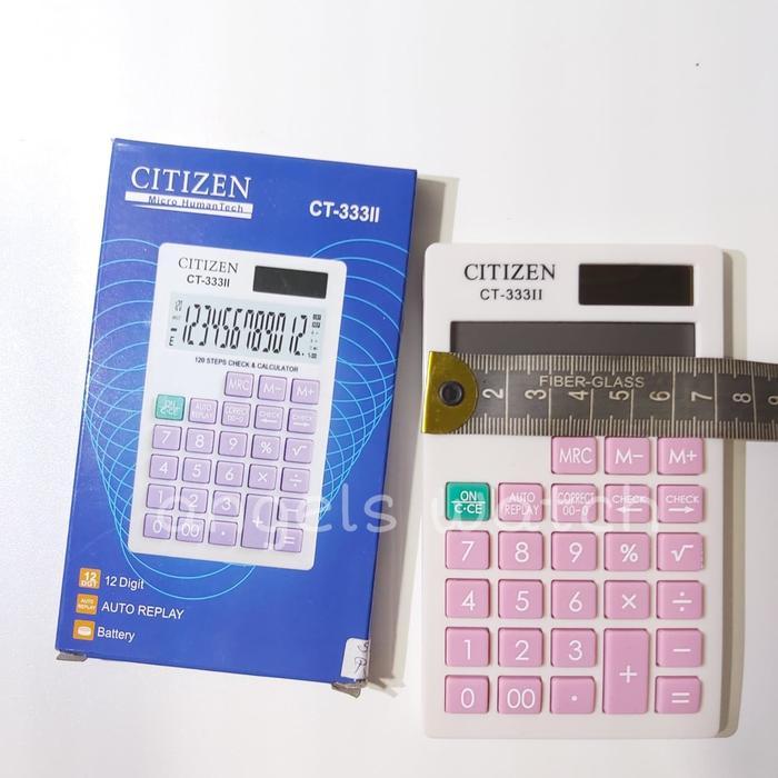 kalkulator kecil/ kalkulator saku/ kalkulator citizen CT-333II - 1