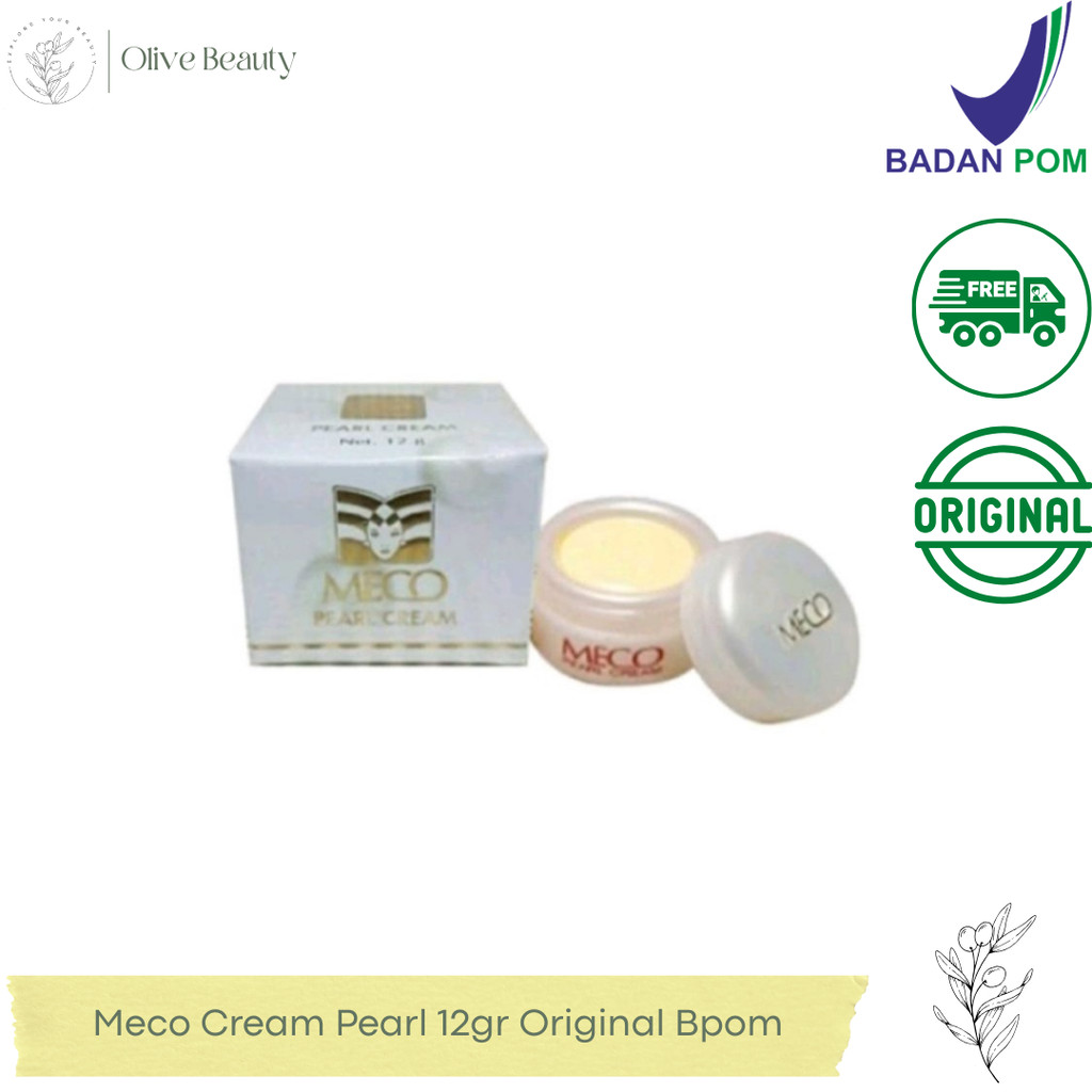 Meco Cream Pearl 12gr Original Bpom