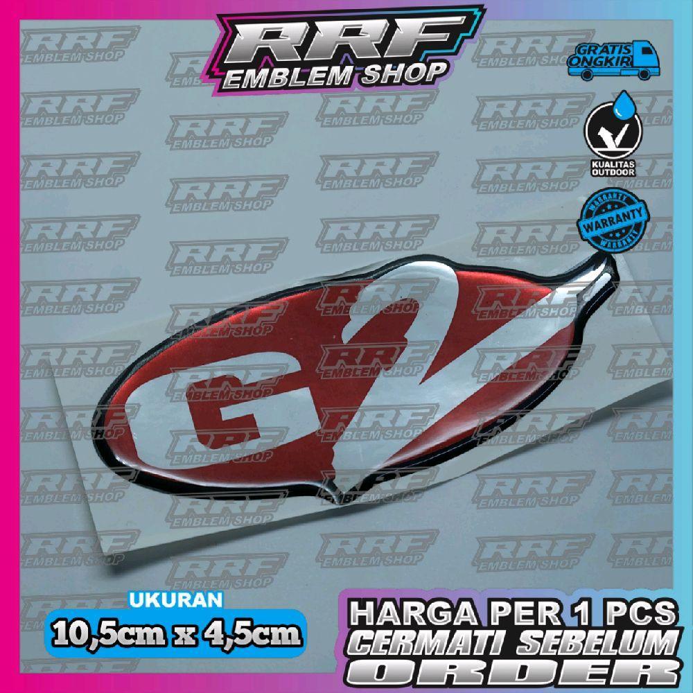 emblem timbul G2 DAIHATSU FEROZA, emblem G2 FEROZA