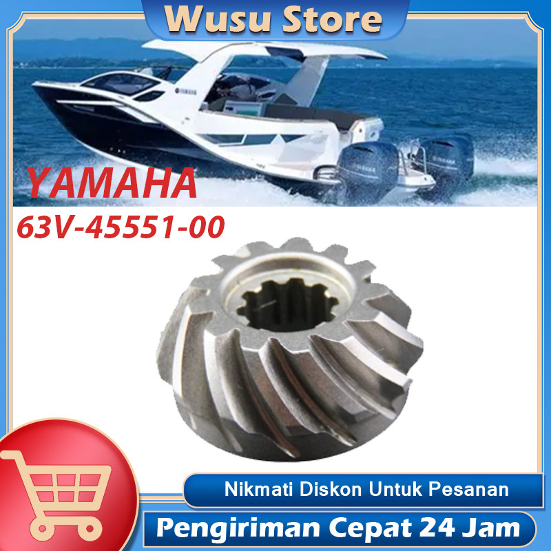 Pinion Gear Mesin Tempel Tempel Gigi Jantung Mesin Tempel Yamaha 15Pk 63V-45551
