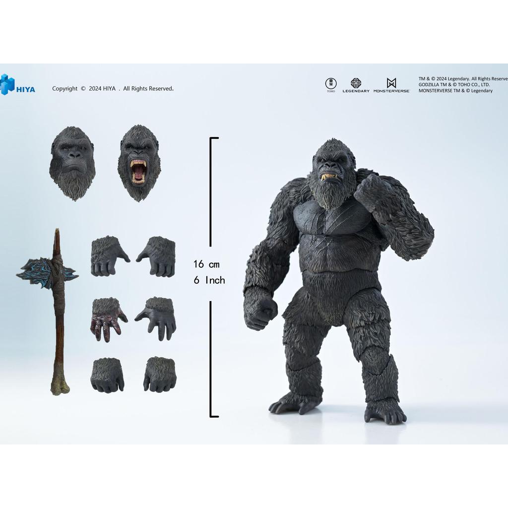 HIYA TOYS EBG0415 Godzilla x Kong The New Empire : Kong