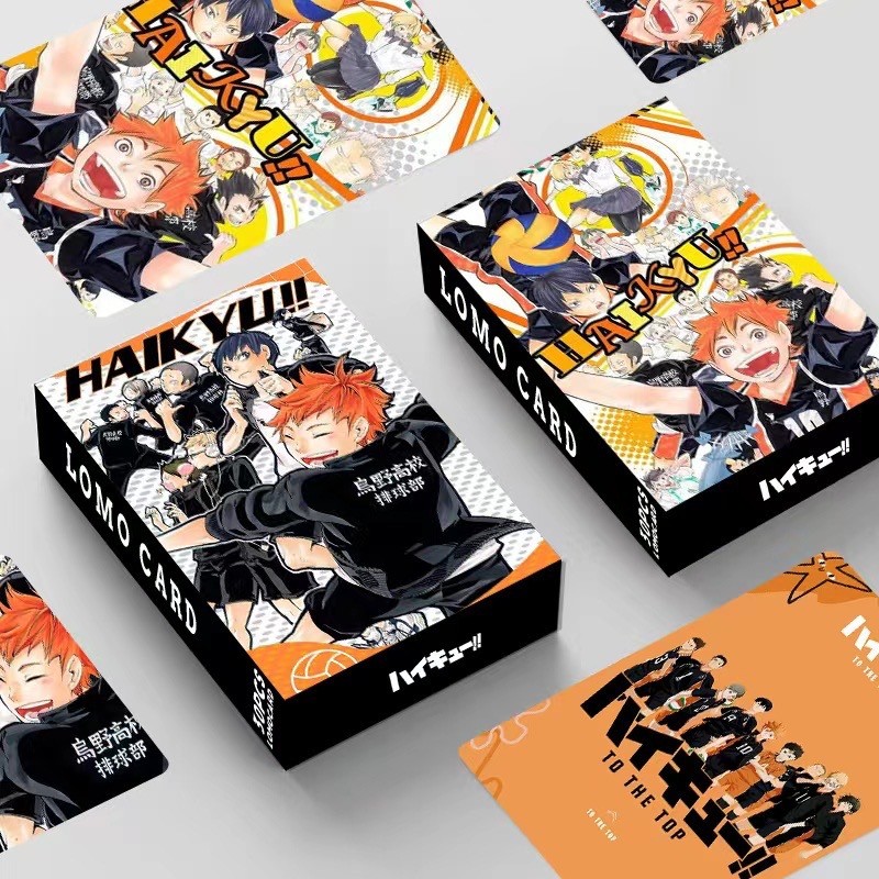 Haikyuu Cards Set Anime Figures Card Hinata Kenma Shoyo Photo Lomo Card Collection Photocard for Fan