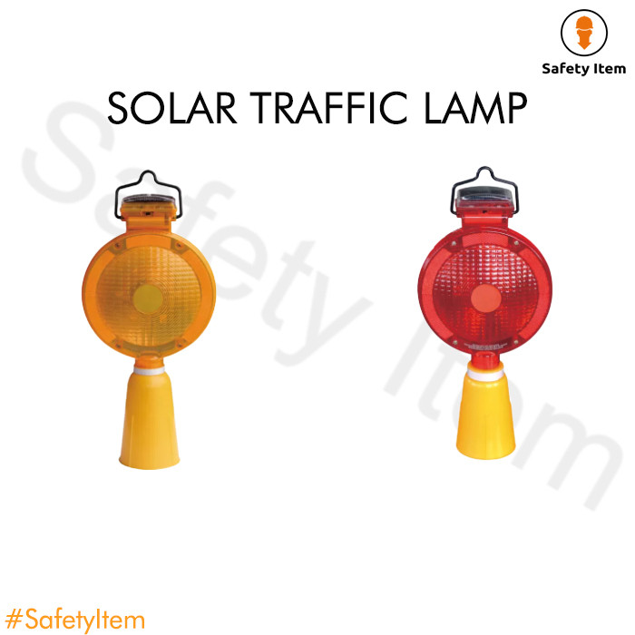 KS3 - Solar Warning Light Traffic Cone / Traffic Cone Lamp