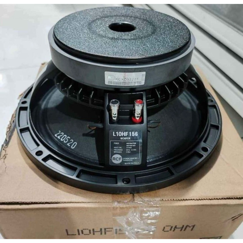 Speaker Component RCF L10HF156 RCF 10HF156 10 inchi 10 HF156 Grade A Mid Low 10in VC 2,5in 400 Watt 