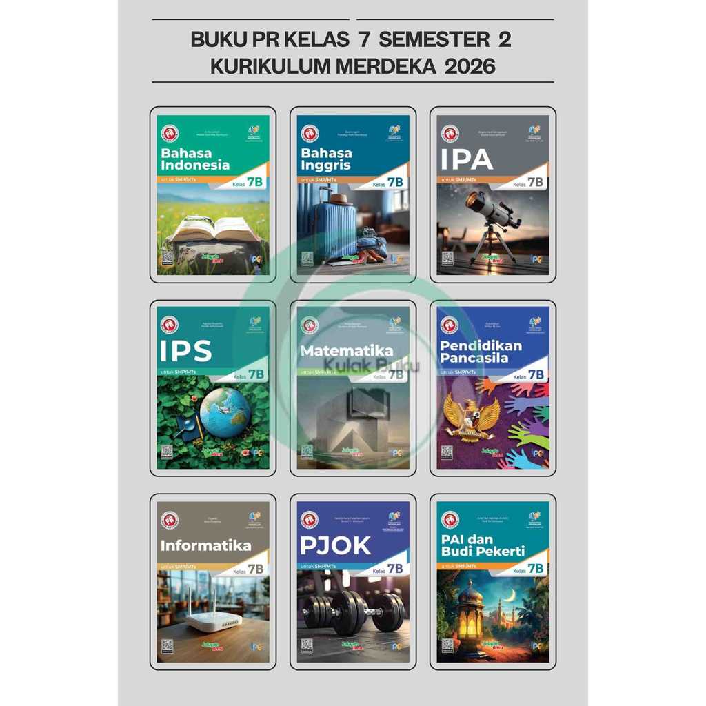 Buku Pr/Lks SMP Kelas 7 Semester 1&2 Intan Pariwara Tahun 2026