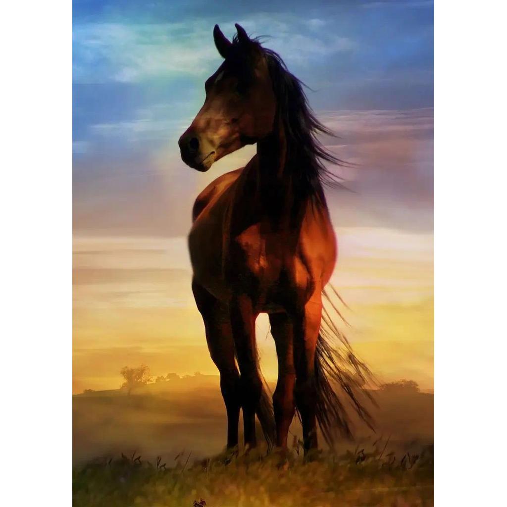 Canvas Painting Horse Wall Art Picture Horse Poster Beauty of Wild Animal Room Decor Decoration for 